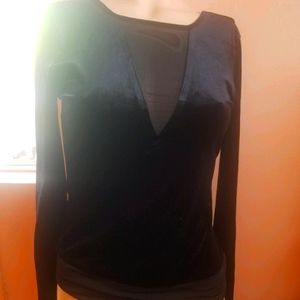 2/$10. Velvet bodysuit.